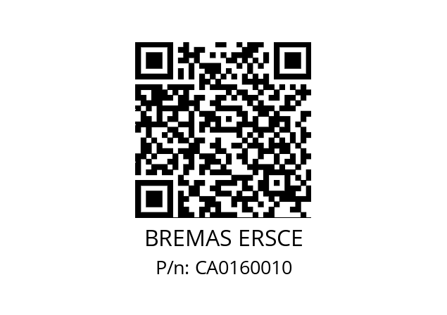   BREMAS ERSCE CA0160010