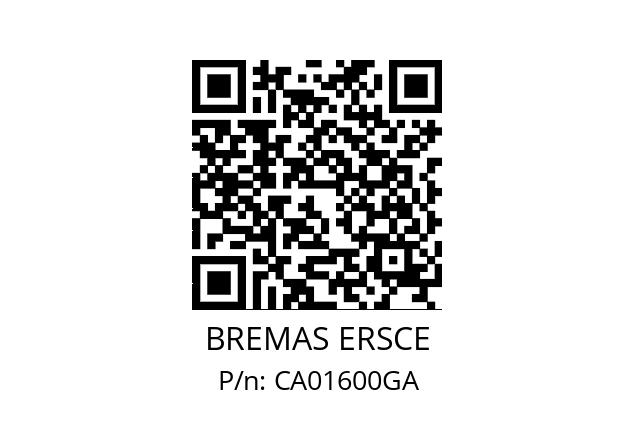   BREMAS ERSCE CA01600GA