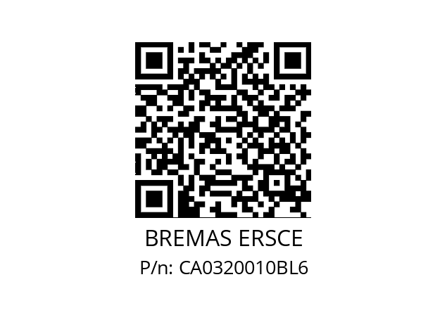   BREMAS ERSCE CA0320010BL6