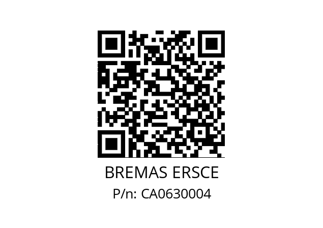   BREMAS ERSCE CA0630004