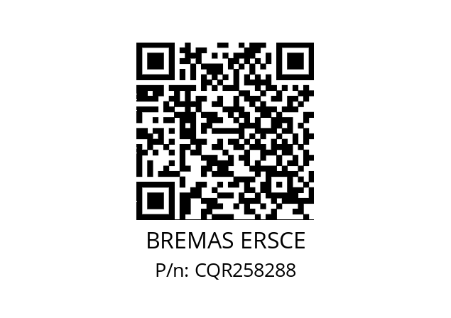   BREMAS ERSCE CQR258288