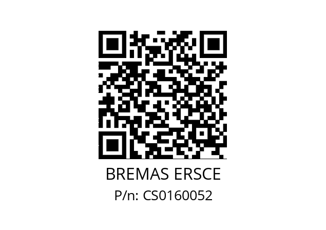   BREMAS ERSCE CS0160052