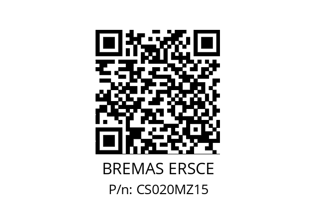   BREMAS ERSCE CS020MZ15