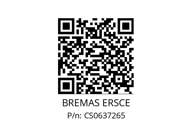   BREMAS ERSCE CS0637265