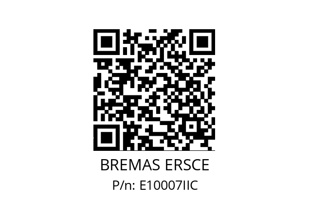   BREMAS ERSCE E10007IIC