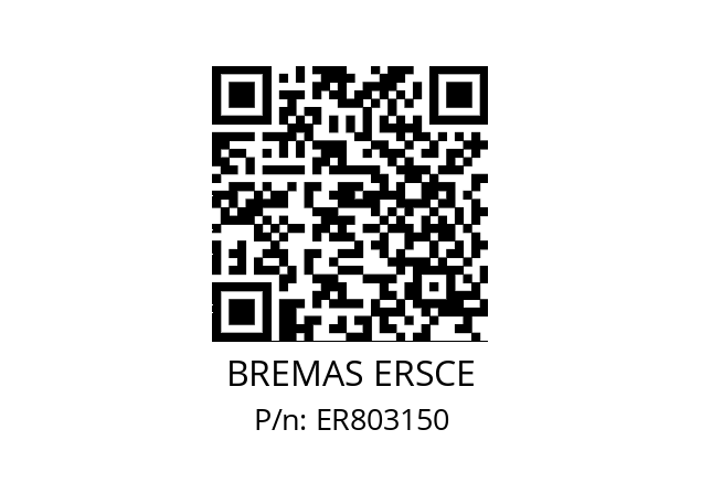   BREMAS ERSCE ER803150