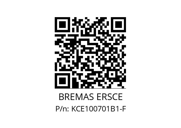   BREMAS ERSCE KCE100701B1-F