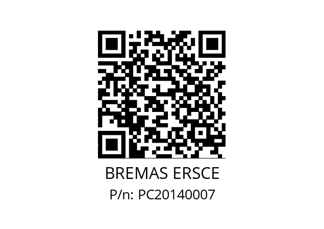   BREMAS ERSCE PC20140007