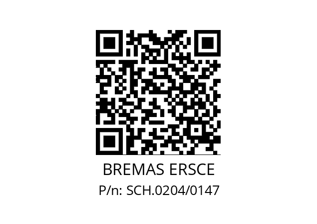   BREMAS ERSCE SCH.0204/0147