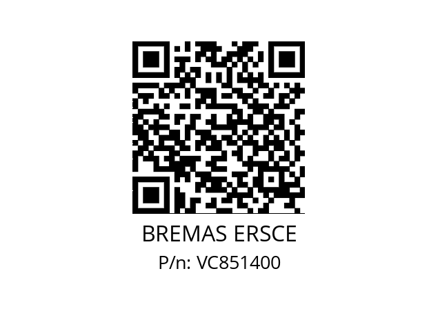   BREMAS ERSCE VC851400