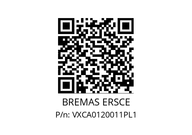   BREMAS ERSCE VXCA0120011PL1