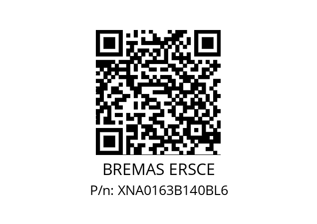   BREMAS ERSCE XNA0163B140BL6