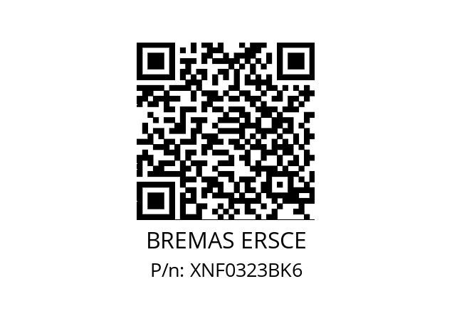   BREMAS ERSCE XNF0323BK6