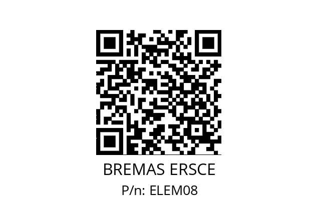   BREMAS ERSCE ELEM08