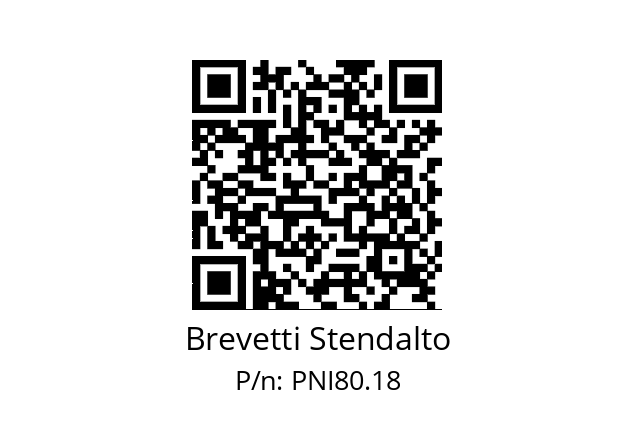   Brevetti Stendalto PNI80.18