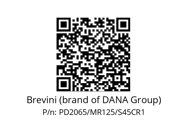   Brevini (brand of DANA Group) PD2065/MR125/S45CR1