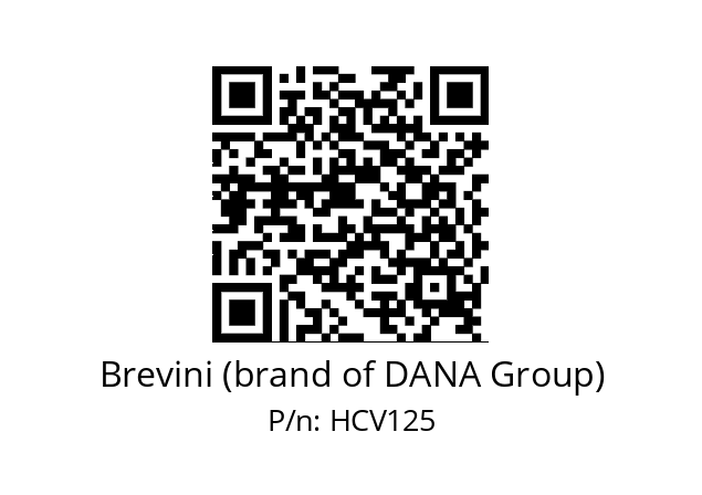   Brevini (brand of DANA Group) HCV125