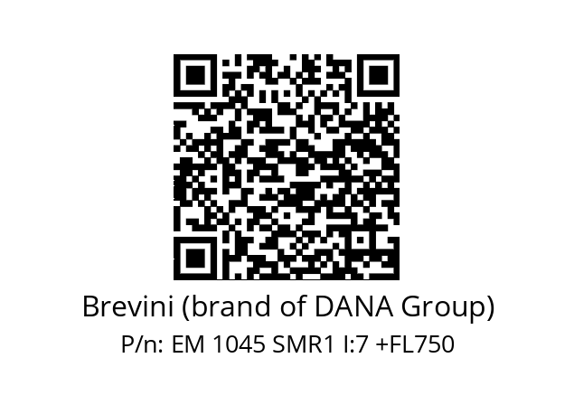   Brevini (brand of DANA Group) EM 1045 SMR1 I:7 +FL750