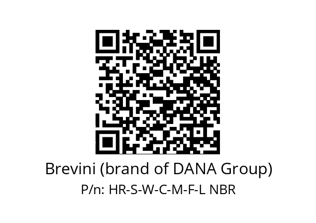   Brevini (brand of DANA Group) HR-S-W-C-M-F-L NBR