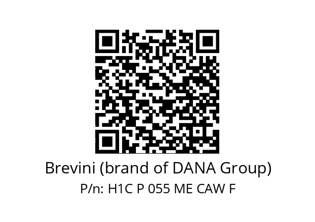   Brevini (brand of DANA Group) H1C P 055 ME CAW F