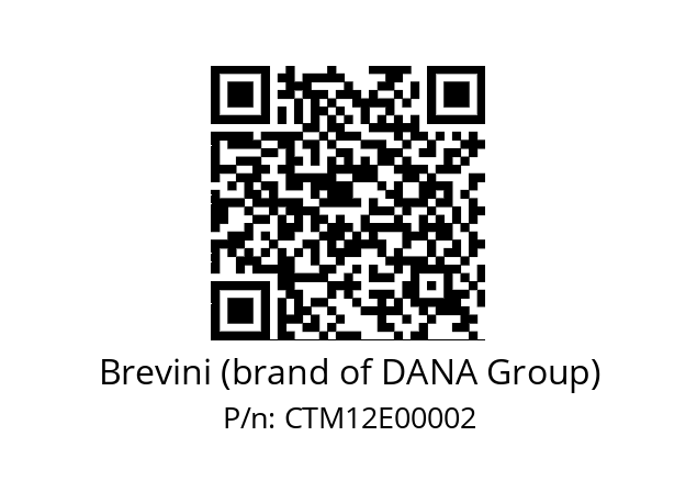   Brevini (brand of DANA Group) CTM12E00002