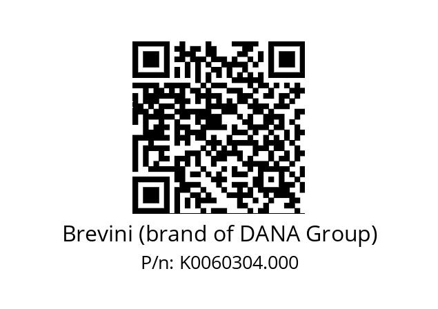   Brevini (brand of DANA Group) K0060304.000