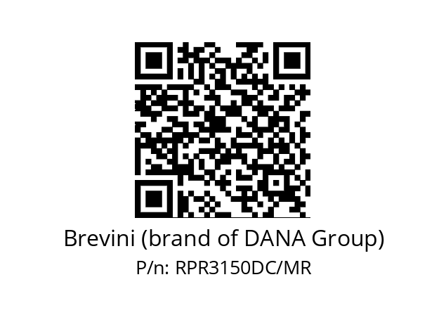   Brevini (brand of DANA Group) RPR3150DC/MR