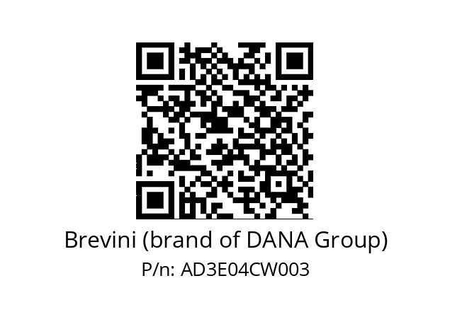   Brevini (brand of DANA Group) AD3E04CW003