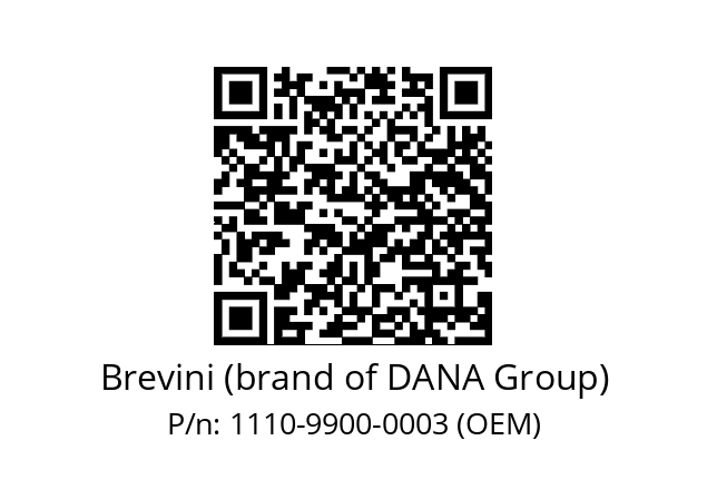   Brevini (brand of DANA Group) 1110-9900-0003 (OEM)