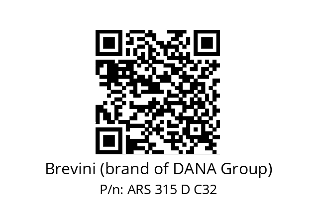   Brevini (brand of DANA Group) ARS 315 D C32