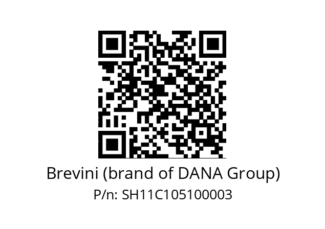   Brevini (brand of DANA Group) SH11C105100003