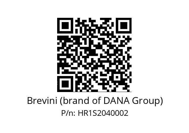   Brevini (brand of DANA Group) HR1S2040002