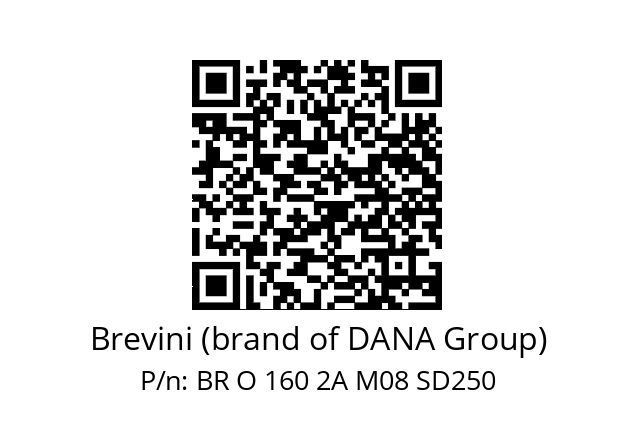   Brevini (brand of DANA Group) BR O 160 2A M08 SD250