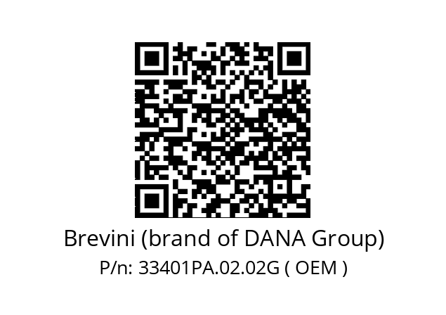   Brevini (brand of DANA Group) 33401PA.02.02G ( OEM )