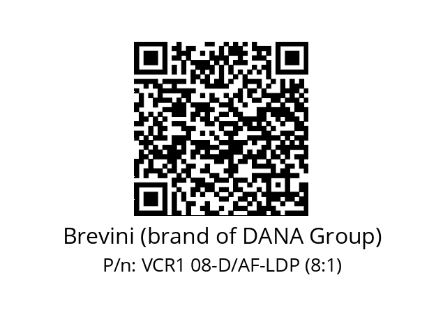   Brevini (brand of DANA Group) VCR1 08-D/AF-LDP (8:1)