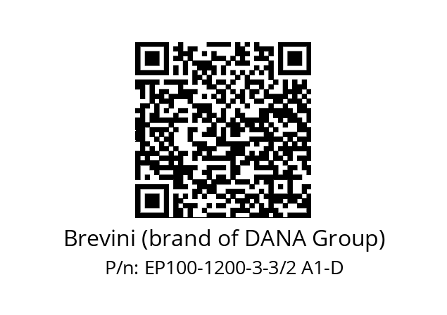   Brevini (brand of DANA Group) EP100-1200-3-3/2 A1-D