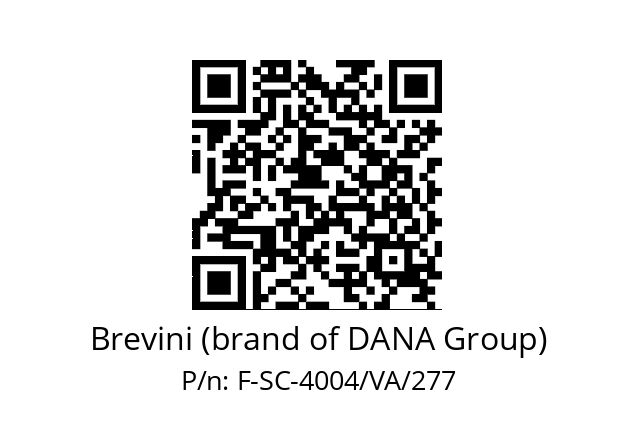   Brevini (brand of DANA Group) F-SC-4004/VA/277