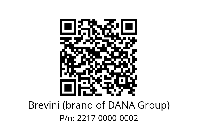   Brevini (brand of DANA Group) 2217-0000-0002