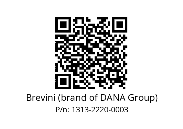   Brevini (brand of DANA Group) 1313-2220-0003