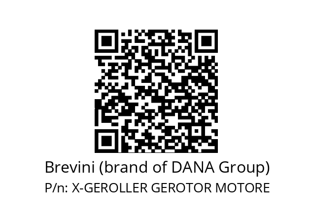   Brevini (brand of DANA Group) X-GEROLLER GEROTOR MOTORE