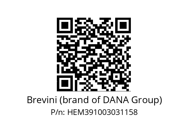   Brevini (brand of DANA Group) HEM391003031158