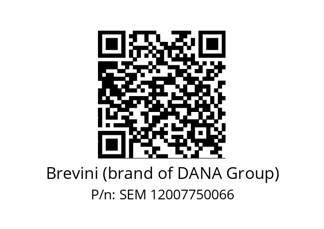   Brevini (brand of DANA Group) SEM 12007750066