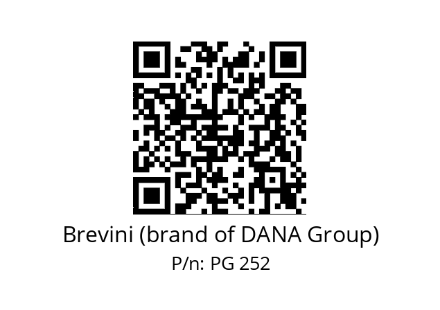   Brevini (brand of DANA Group) PG 252