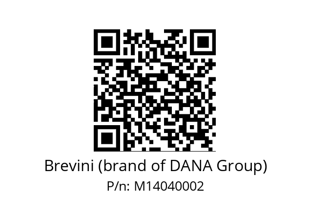   Brevini (brand of DANA Group) M14040002