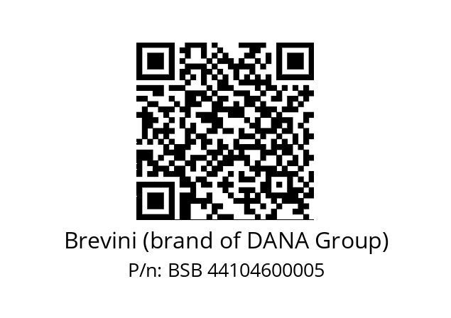   Brevini (brand of DANA Group) BSB 44104600005