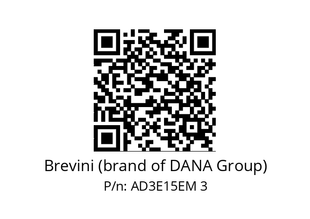   Brevini (brand of DANA Group) AD3E15EM 3