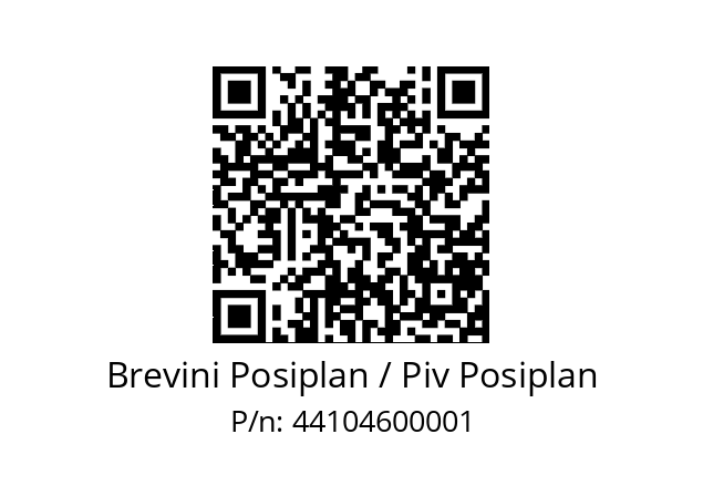   Brevini Posiplan / Piv Posiplan 44104600001