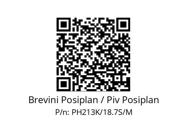   Brevini Posiplan / Piv Posiplan PH213K/18.7S/M