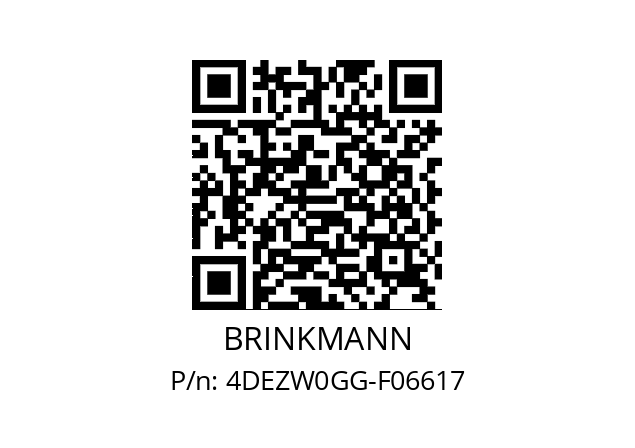   BRINKMANN 4DEZW0GG-F06617