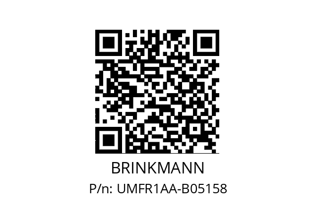   BRINKMANN UMFR1AA-B05158